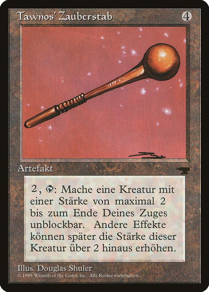Tawnos's Wand (German) - "Tawnos' Zauberstab" card image