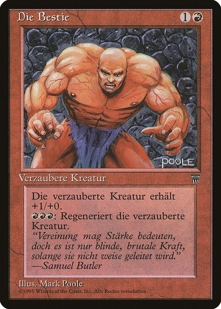 The Brute (German) - "Die Bestie" card image