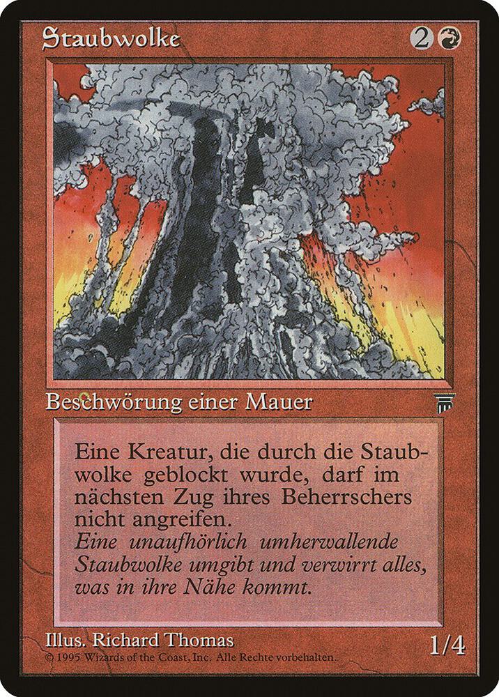 Wall of Dust (German) - "Staubwolke" card image
