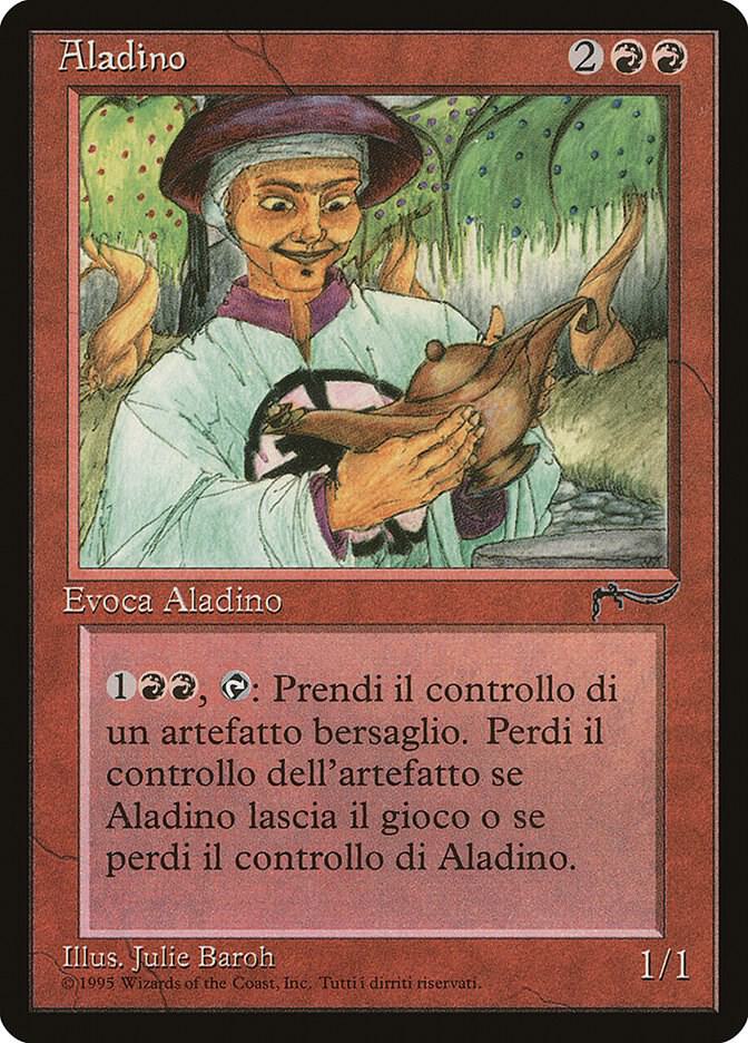 Aladdin (Italian) - "Aladino" card image