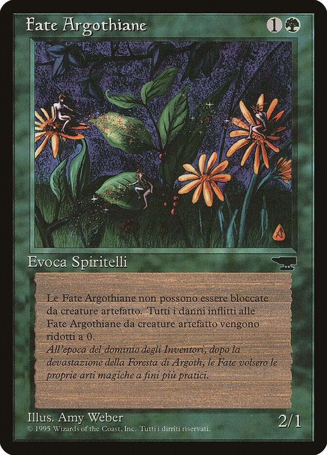 Argothian Pixies (Italian) - "Fate Argothiane" card image