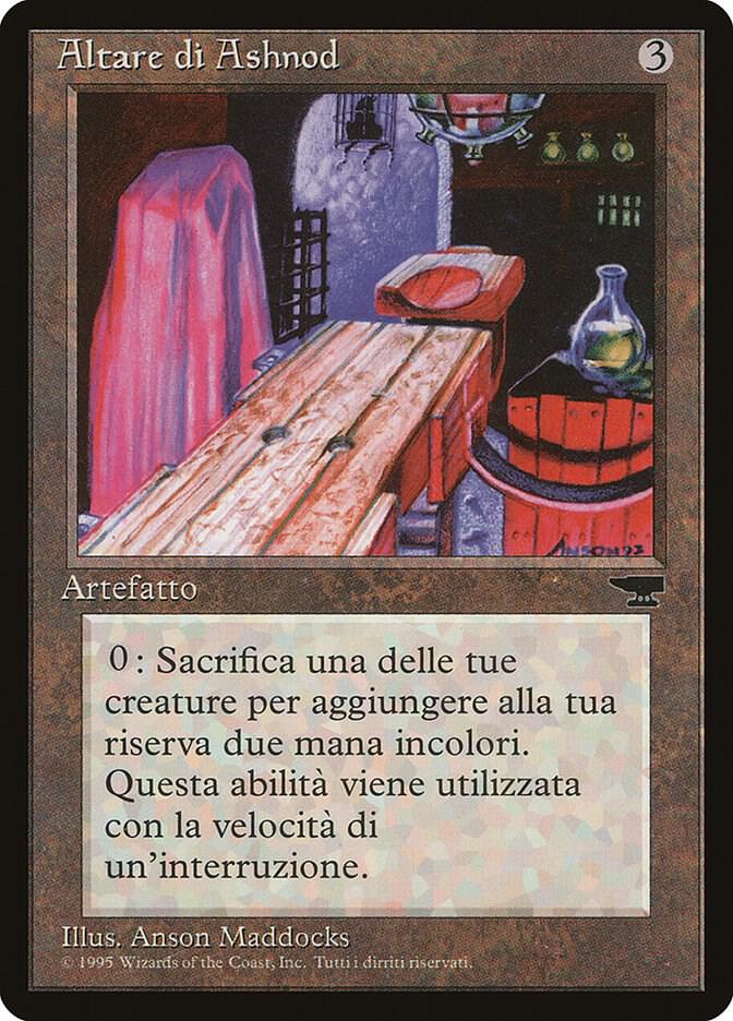 Ashnod's Altar (Italian) - "Altare di Ashnod" card image