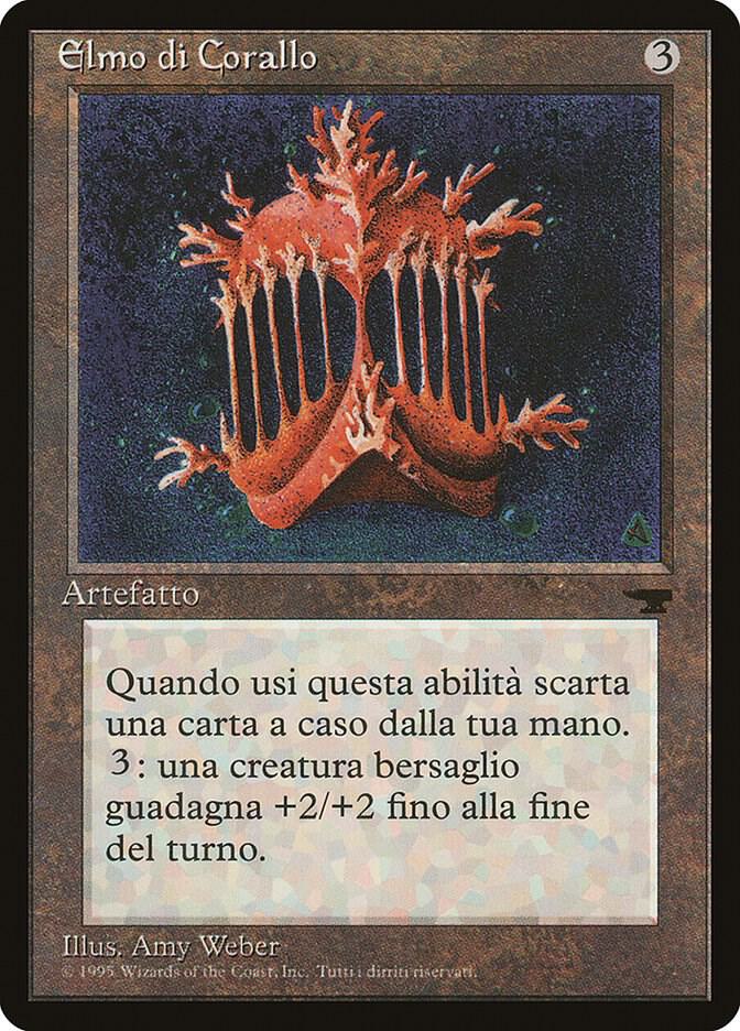 Coral Helm (Italian) - "Elmo di Corallo" card image