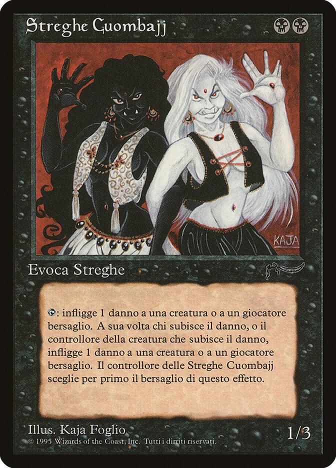 Cuombajj Witches (Italian) - "Streghe Cuomabajj" card image