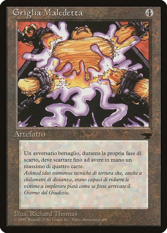 Cursed Rack (Italian) - "Griglia Maledetta" card image