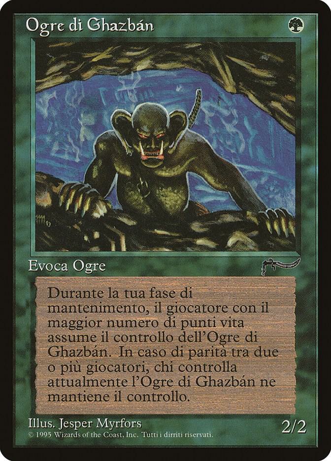 Ghazban Ogre (Italian) "Ogre di Ghazban" card image