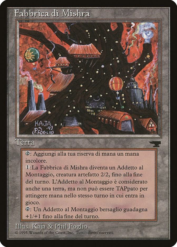Mishra's Factory (Italian) - "Fabbrica di Mishra" card image