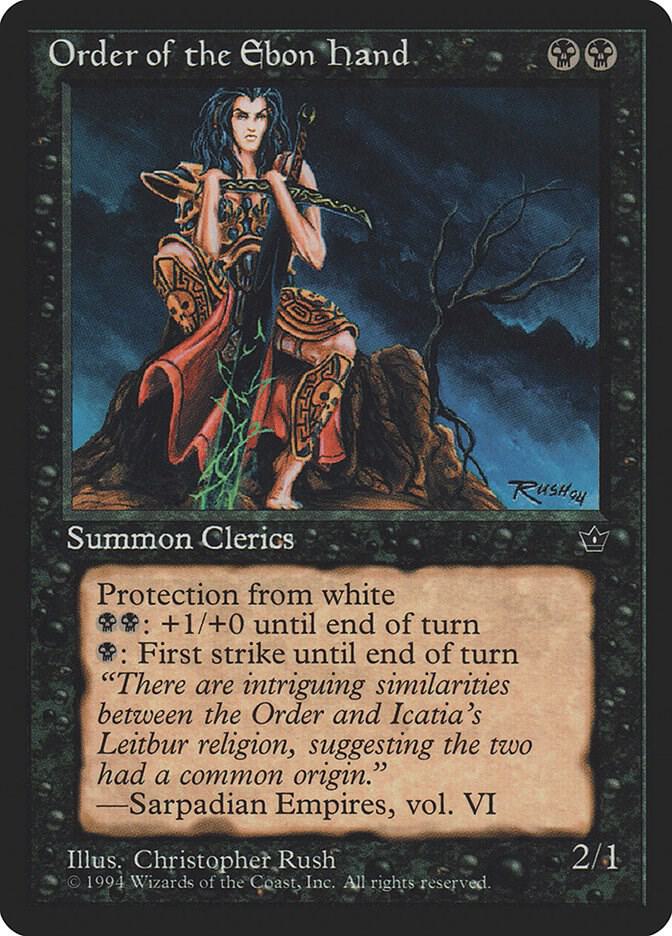 Order of the Ebon Hand (Rush) card image