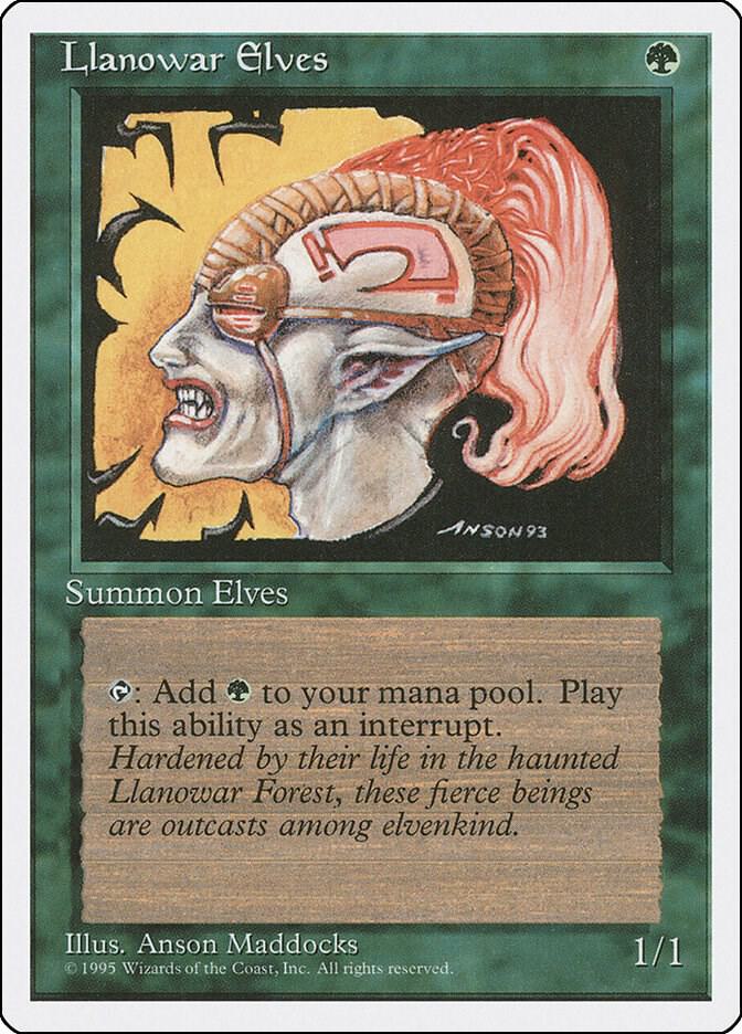 Llanowar Elves card image