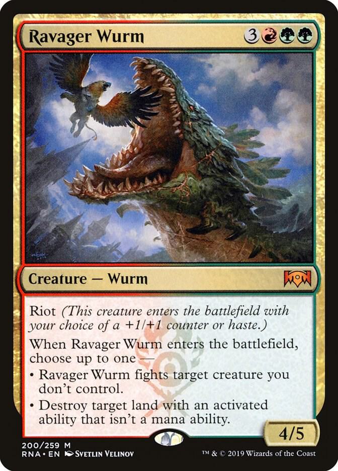 Ravager Wurm card image