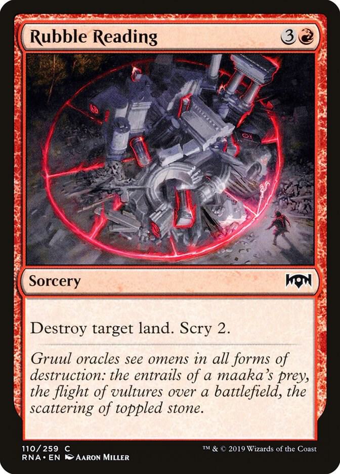 Rubble Reading card image