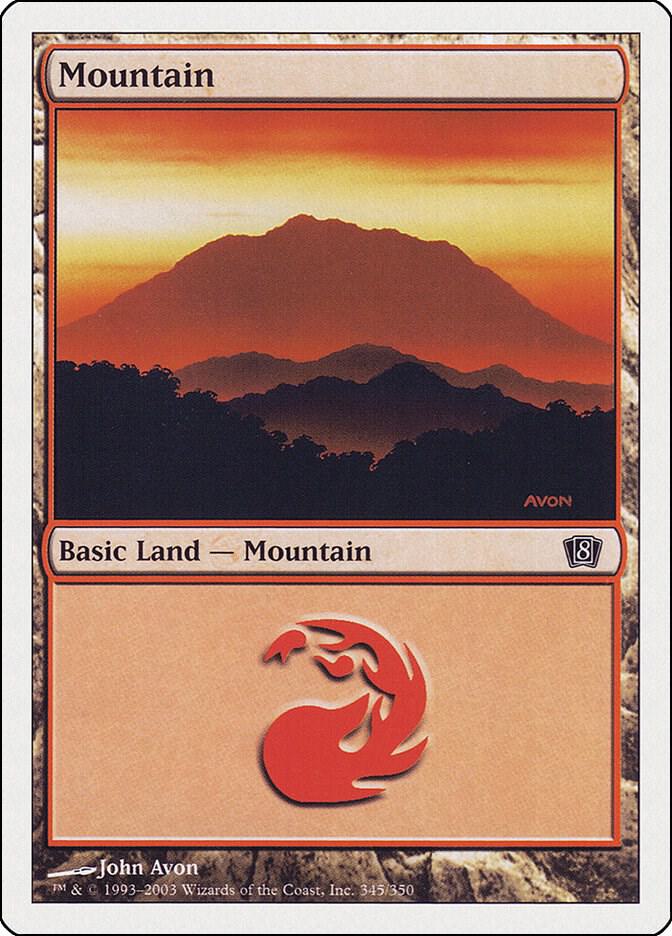 Mountain (345) card image