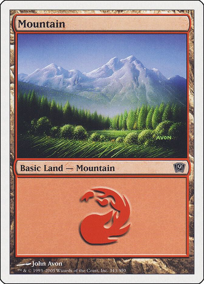 Mountain (343) card image