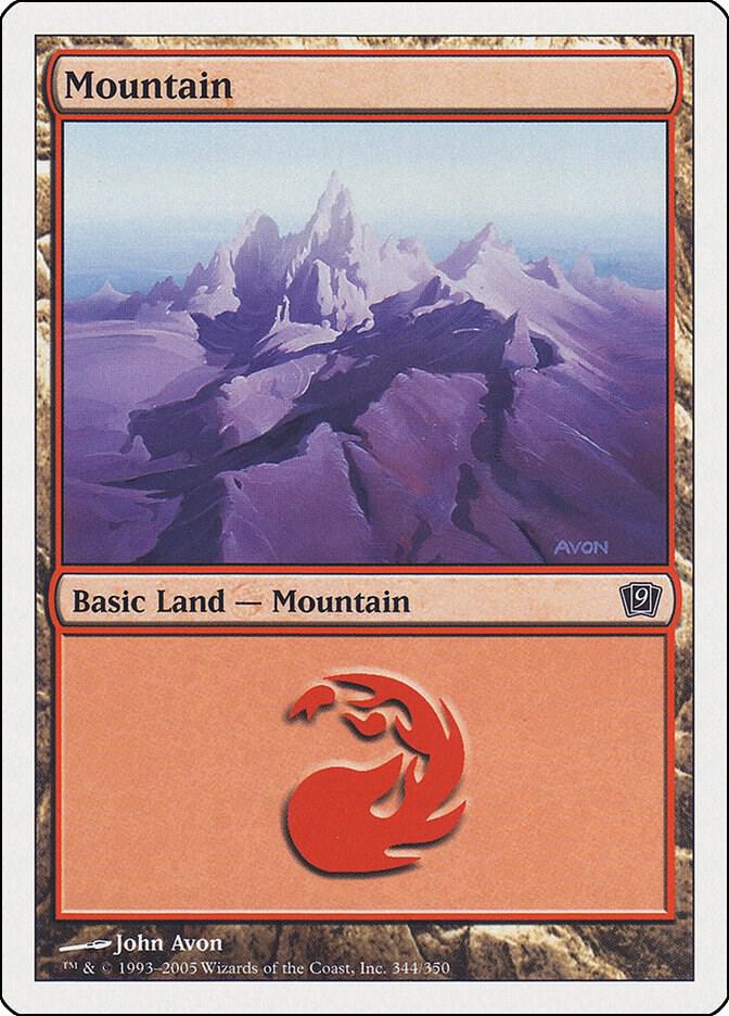 Mountain (344) card image