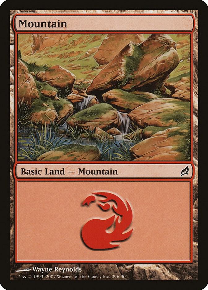 Mountain (296) card image