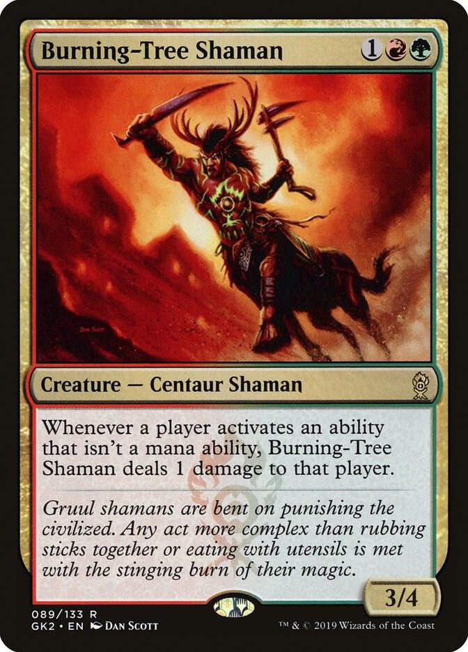 Burning-Tree Shaman card image