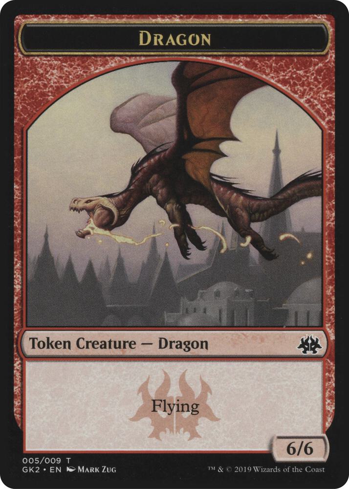 Dragon // Goblin Double-Sided Token card image