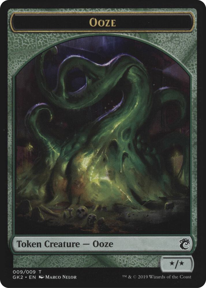 Ooze // Frog Lizard Double-Sided Token card image
