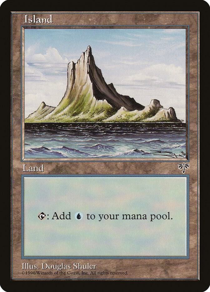 Island (Off-Center Spire) card image