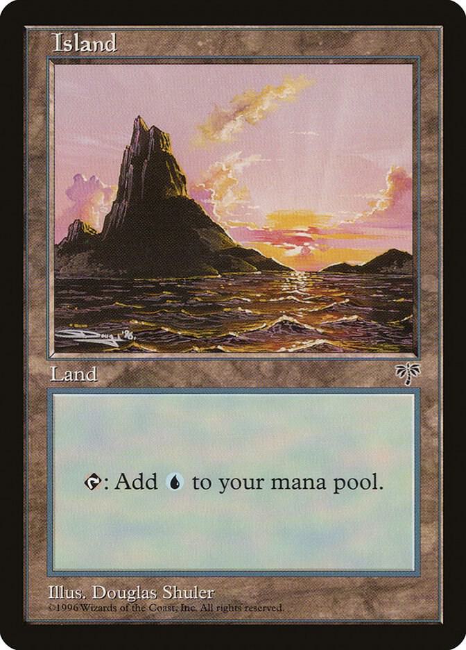 Island (Sunset) card image