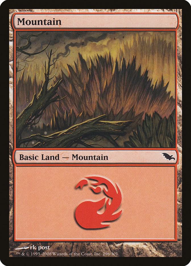 Mountain (296) card image