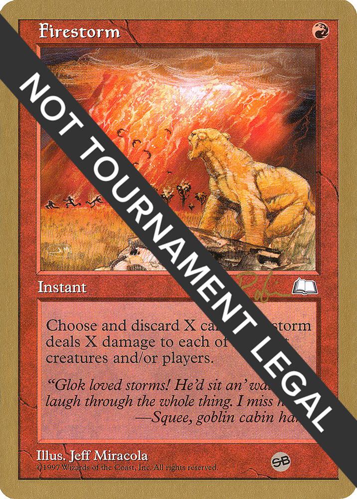 Firestorm - 1998 Ben Rubin (WTH) (SB) card image