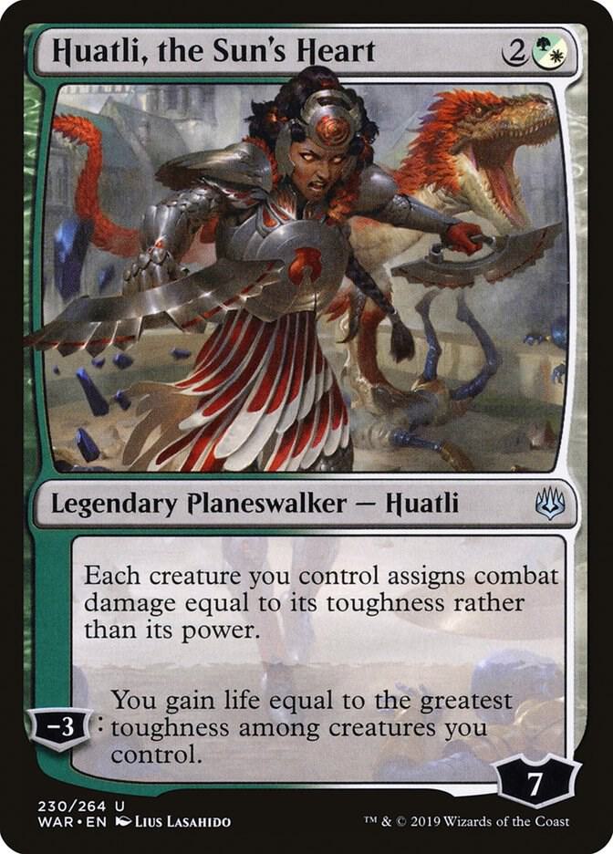 Huatli, the Sun's Heart card image