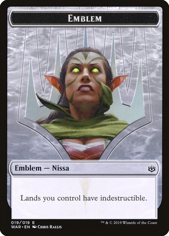 Emblem - Nissa, Who Shakes the World card image