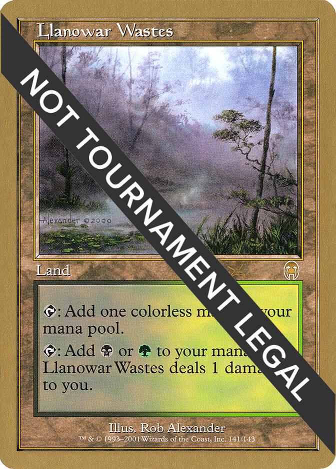 Llanowar Wastes - 2001 Jan Tomcani (APC) card image