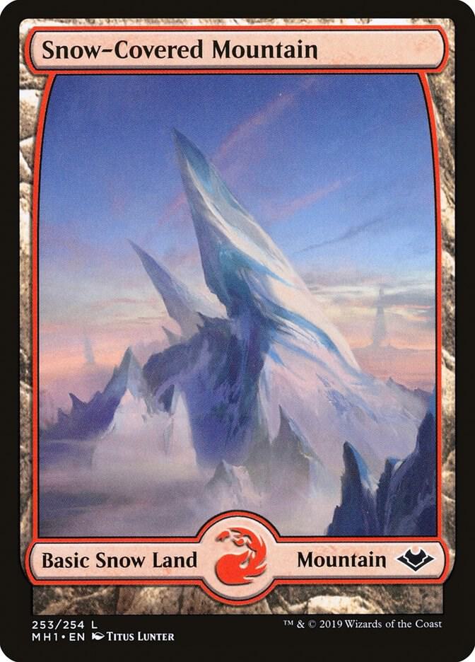 Snow-Covered Mountain card image
