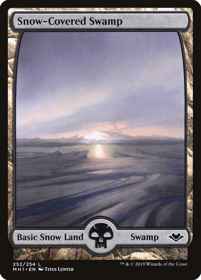 Snow-Covered Swamp card image