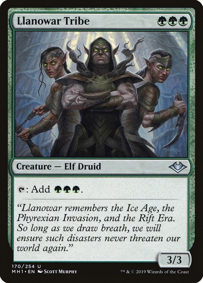 Llanowar Tribe card image