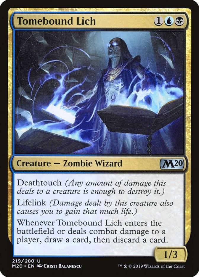 Tomebound Lich card image