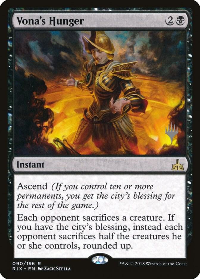Vona's Hunger card image