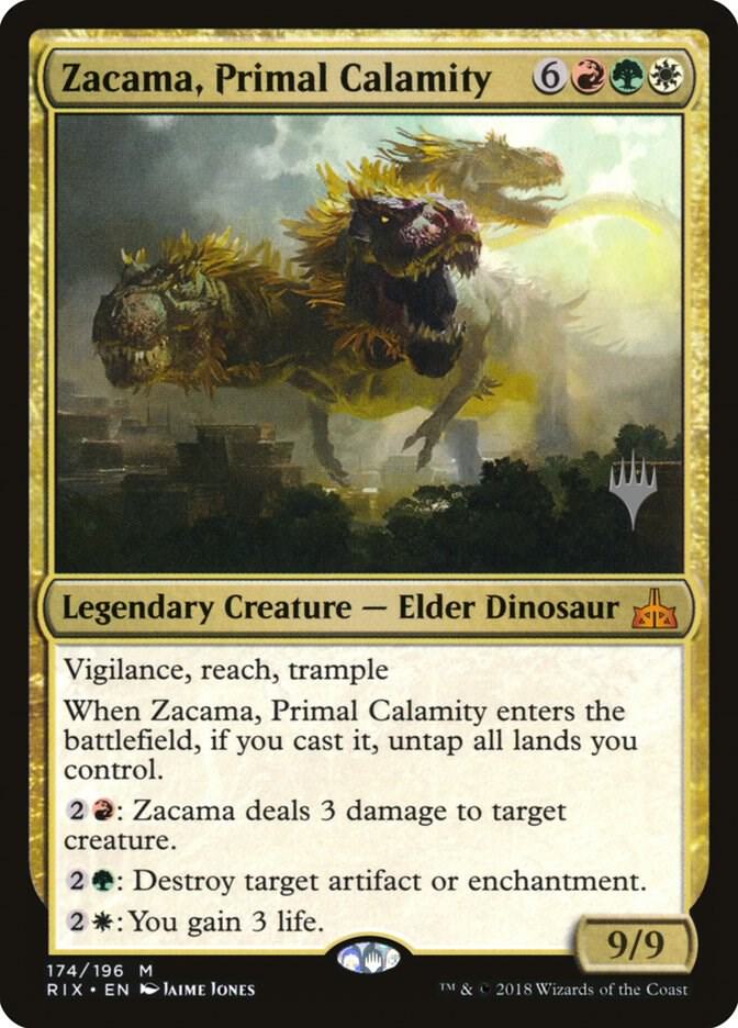 Zacama, Primal Calamity card image