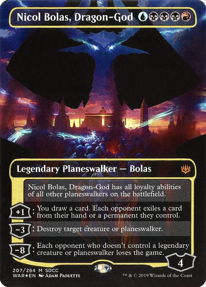 Nicol Bolas, Dragon-God (SDCC 2019 Exclusive) card image