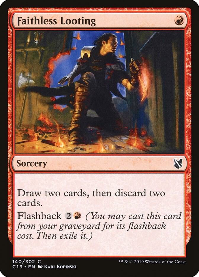 Faithless Looting card image
