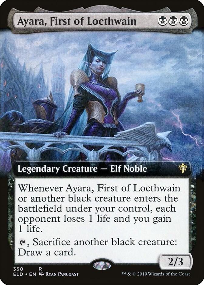 Ayara, First of Locthwain (Extended Art) card image