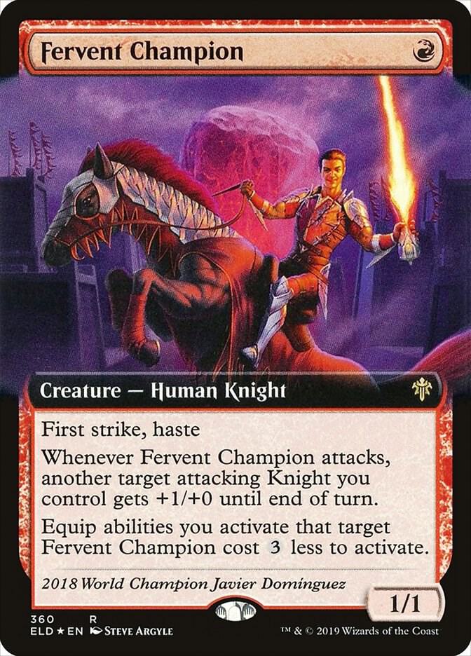 Fervent Champion (Extended Art) card image