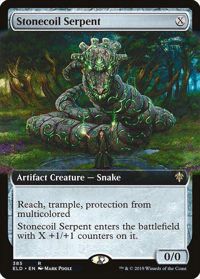 Stonecoil Serpent (Extended Art) card image
