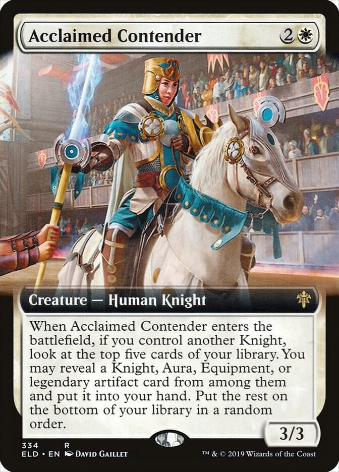 Acclaimed Contender (Extended Art) card image