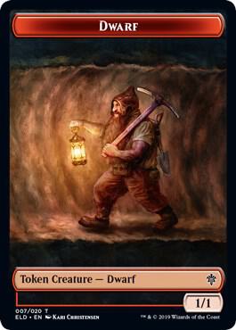 Dwarf // Food (015) Double-Sided Token card image