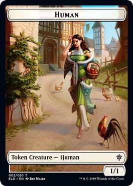 Human // Food (016) Double-Sided Token card image