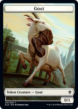 Goat // Food (017) Double-Sided Token card image