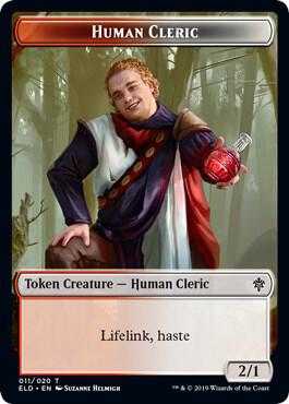 Human Cleric // Food (016) Double-Sided Token card image