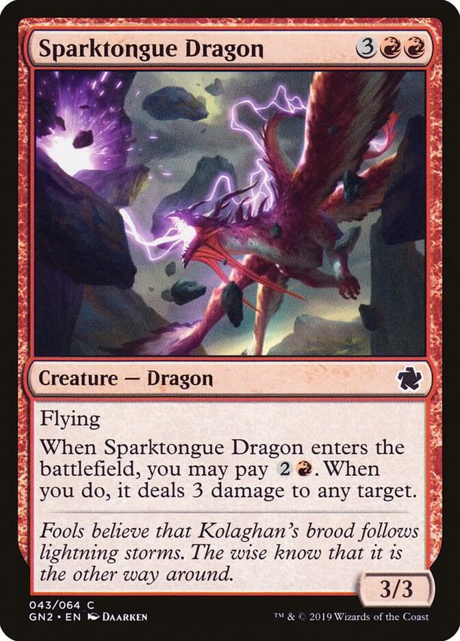 Sparktongue Dragon card image