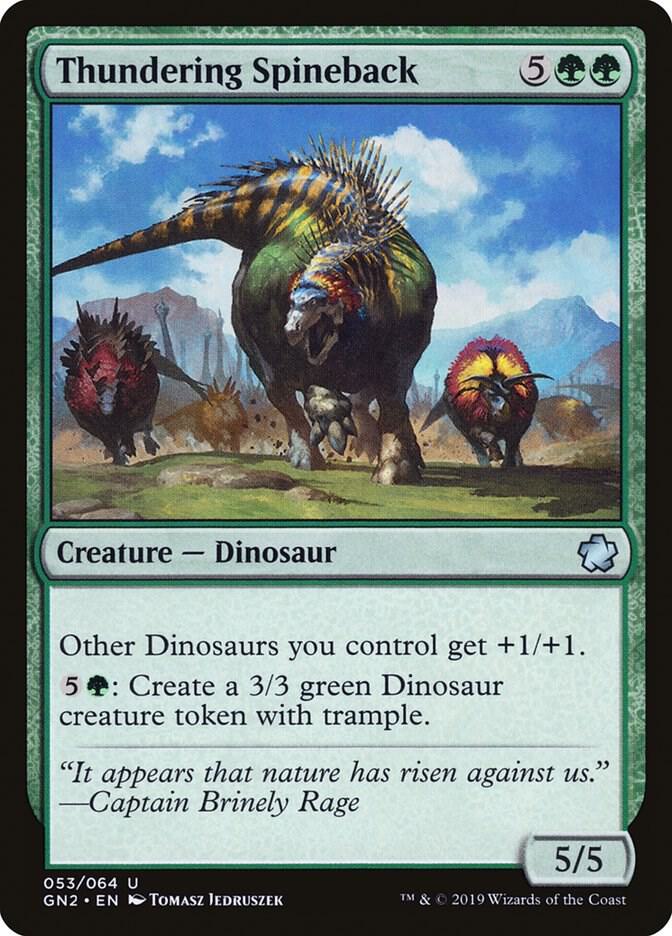 Thundering Spineback card image