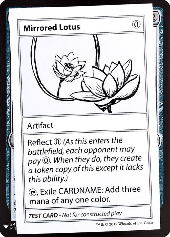 Mirrored Lotus card image