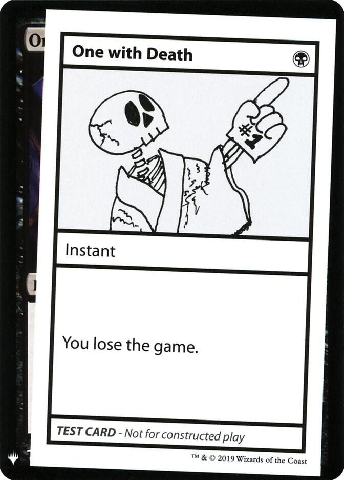 One With Death card image