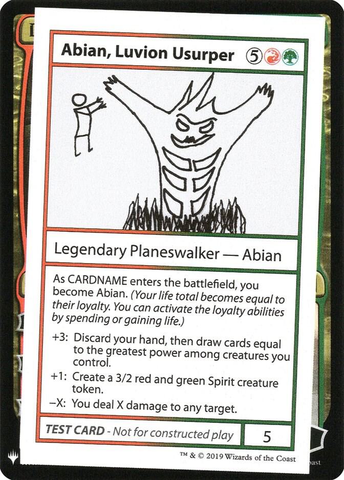 Abian, Luvion Usurper card image
